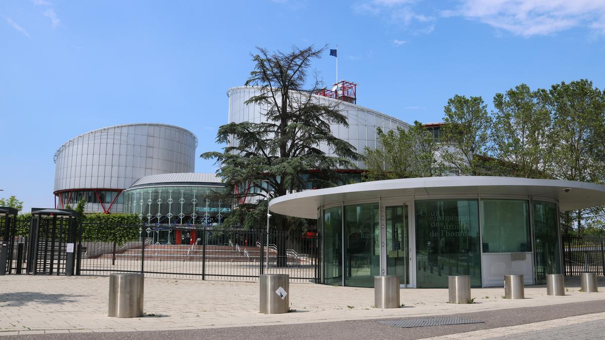 Pla general del Tribunal Europeu de Drets Humans, a Estrasburg