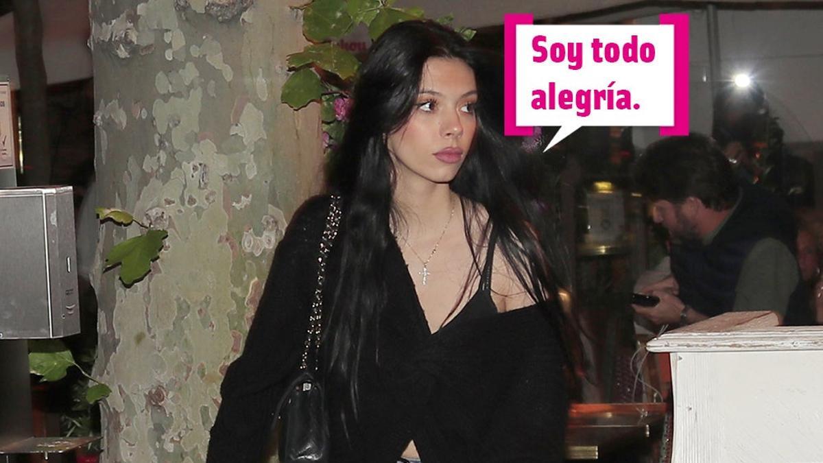 Alejandra Rubio en la calle con bocadillo: "Soy todo alegría"