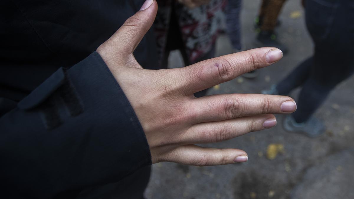 Desalojo y cargas policiales en un casal okupa en Benimaclet