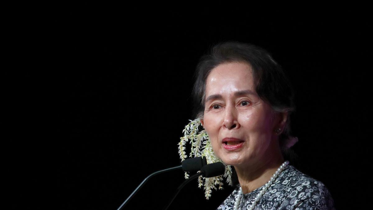 Aung San Suu Kyi lleva encarcelada desde el golpe de Estado.