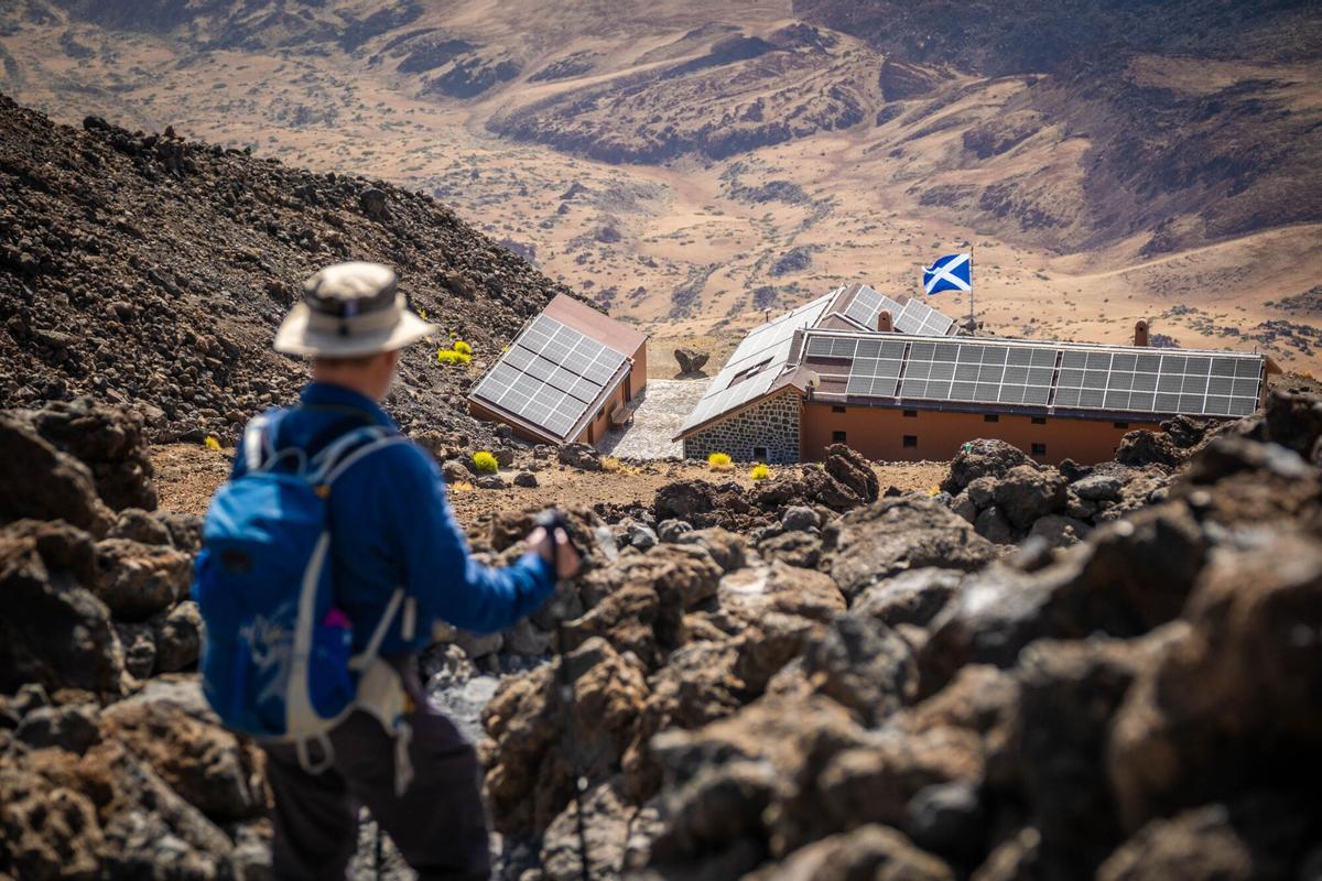 Inauguración refugio Altavista en el Teide