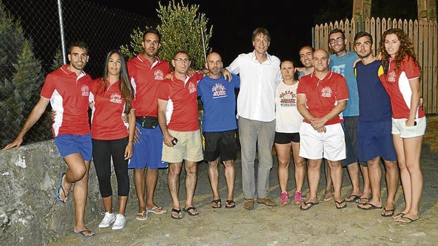 Voleibol con el más grande