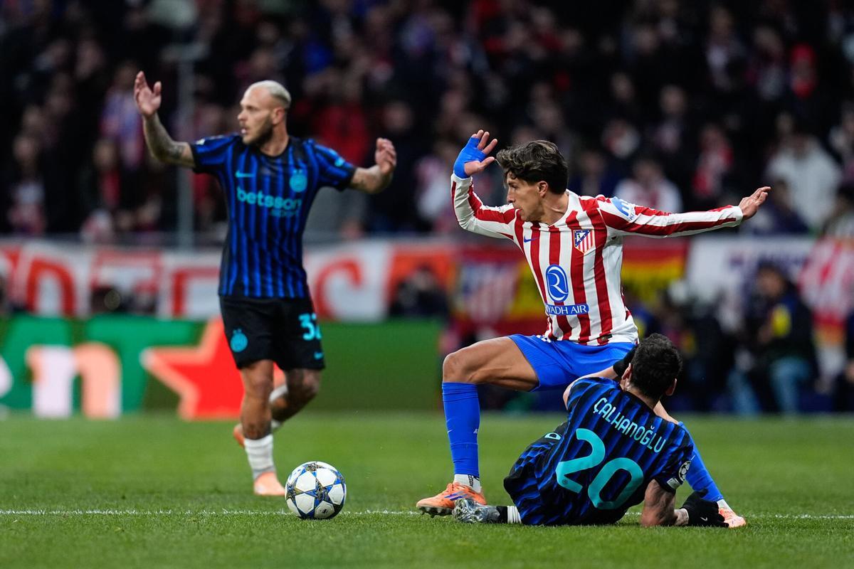 Champions League: Atlético de Madrid - Inter de Milán, en imágenes.