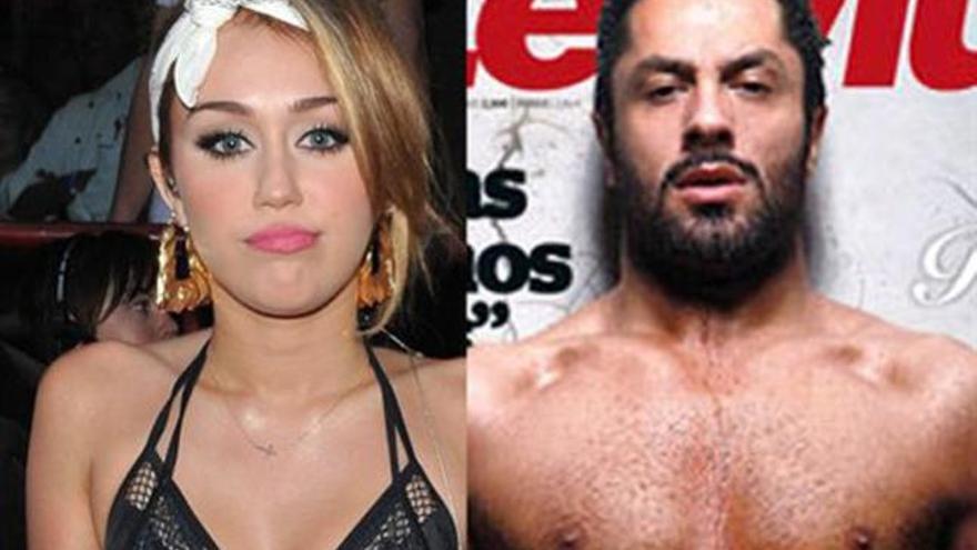 Miley Cyrus y Rafael Amargo.