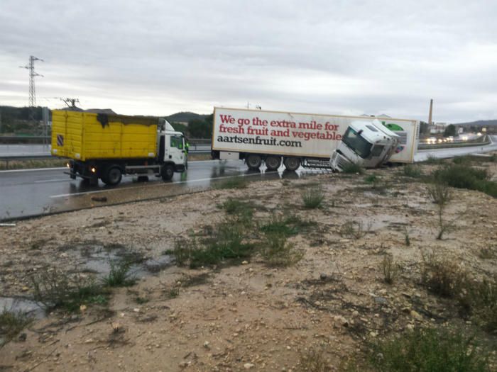 Accidente en la autovía Alicante-Madrid