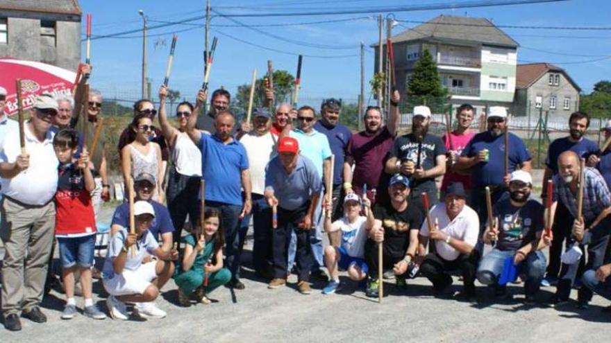 La asociación de vecinos Campo da Feira celebra su torneo de billarda