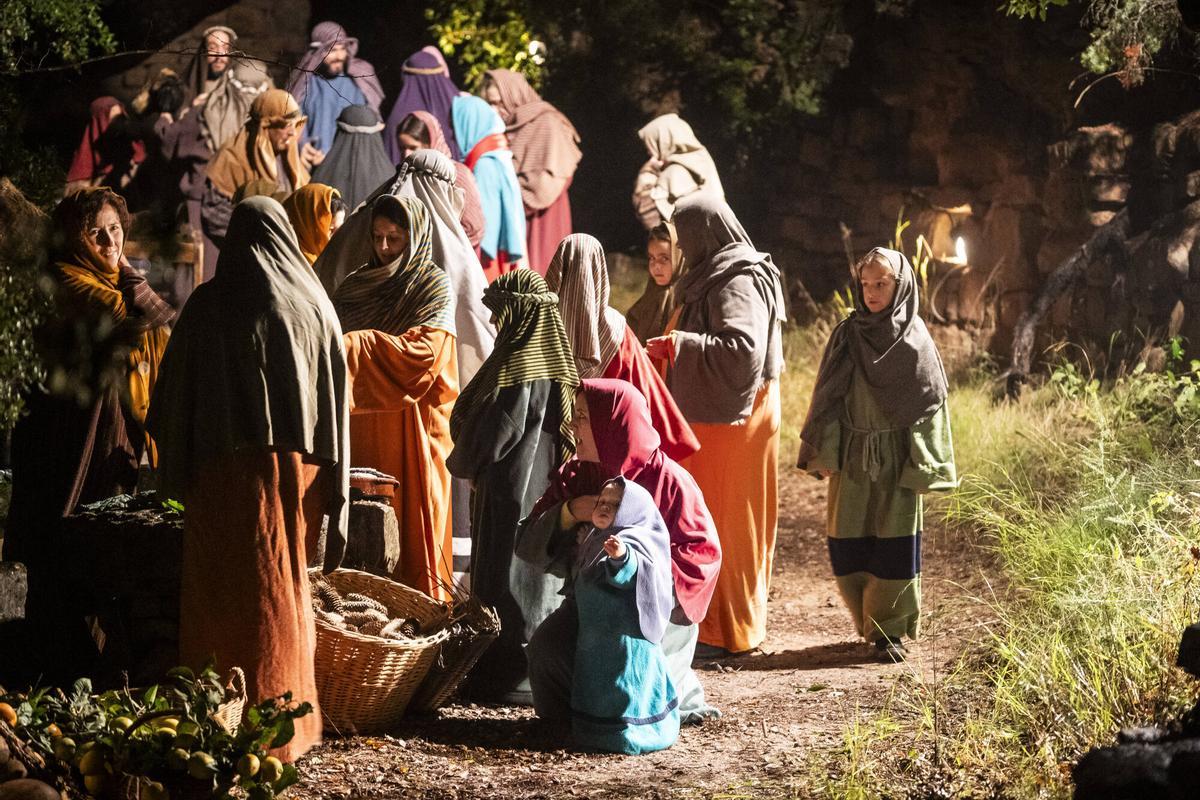 El Pessebre Vivent del Bages, a les Torres Fals, en imatges