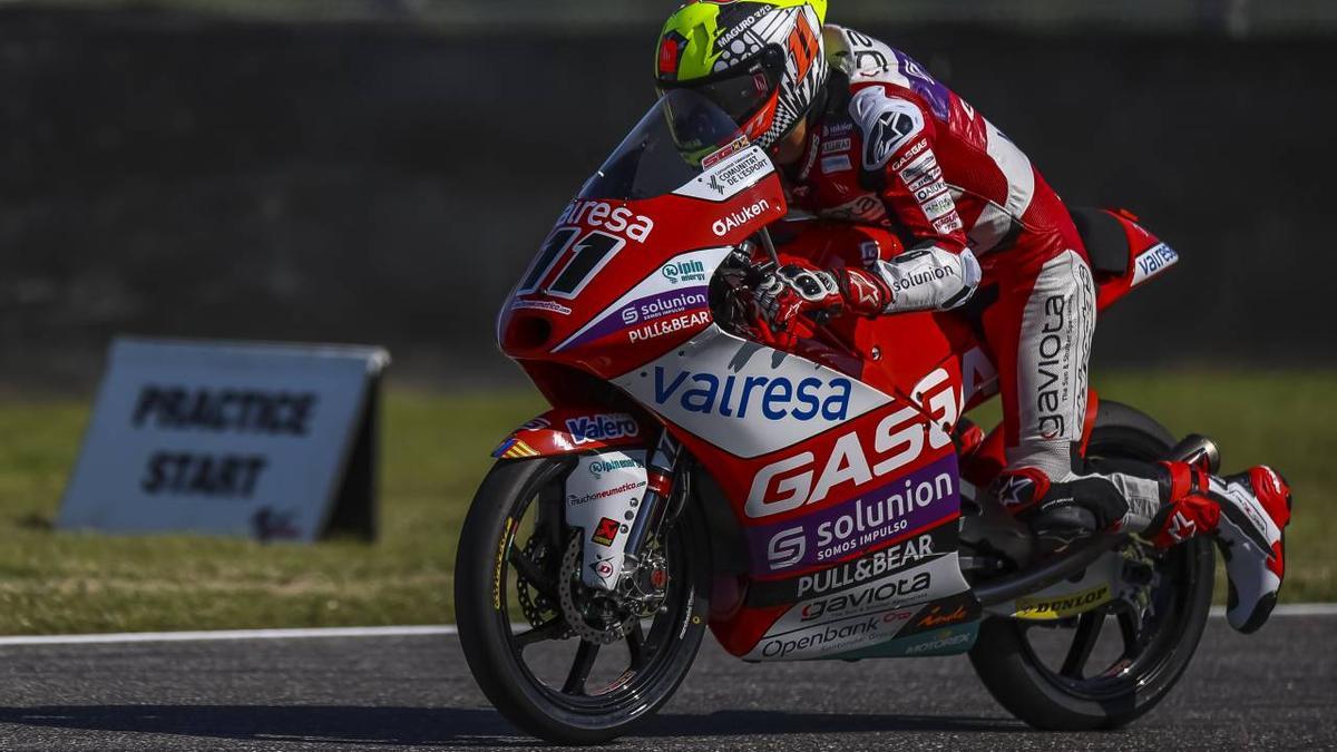 Segio García quiere seguir recortando la diferencia de puntos con Acosta este fin de semana en Silverstone.