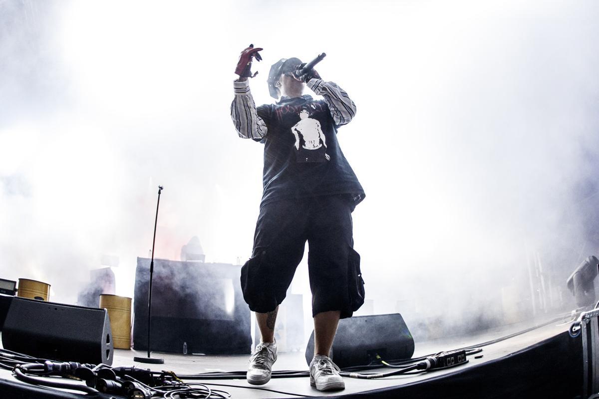 BARCELONA, SPAIN - JUNE 15:  Yung Lean performs on stage during Sonar Festival on June 15, 2018 in Barcelona, Spain.  (Photo by Xavi Torrent/WireImage)