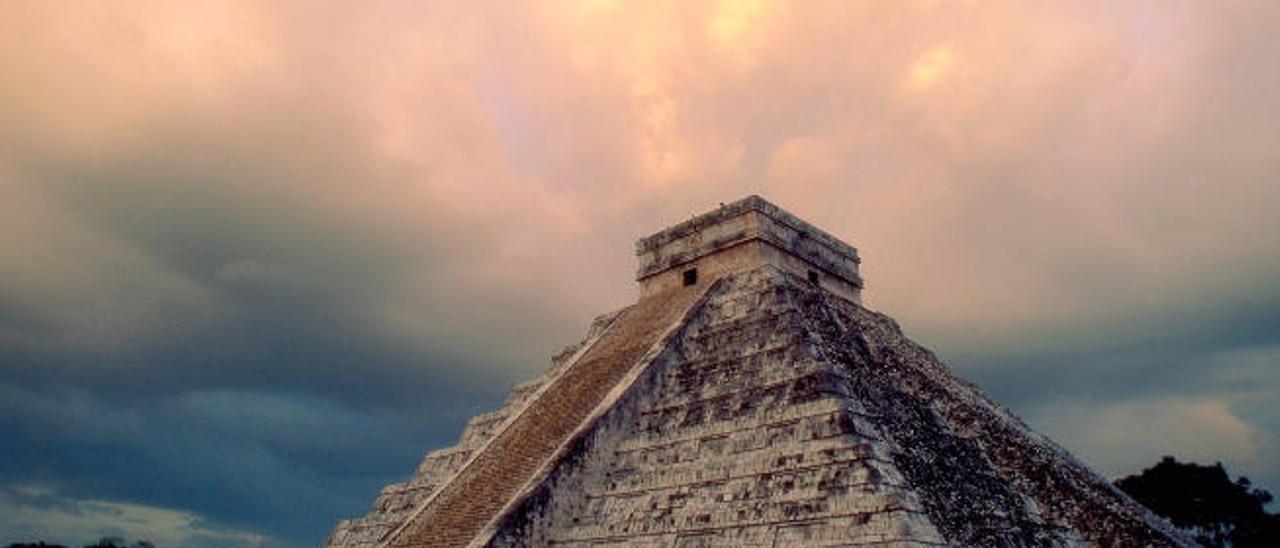 La pirámide de Chichen Itzá.