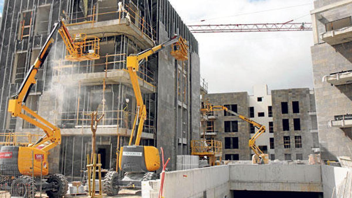 Construcción de viviendas en Mallorca.