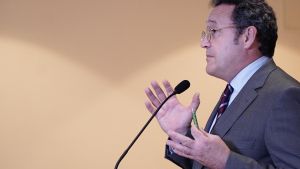 El fiscal general del Estado, Álvaro García Ortiz, clausura la escuela de verano del Ministerio Fiscal, en el Pazo de Mariñán, a 13 de junio de 2025, en Bergondo, A Coruña (España).