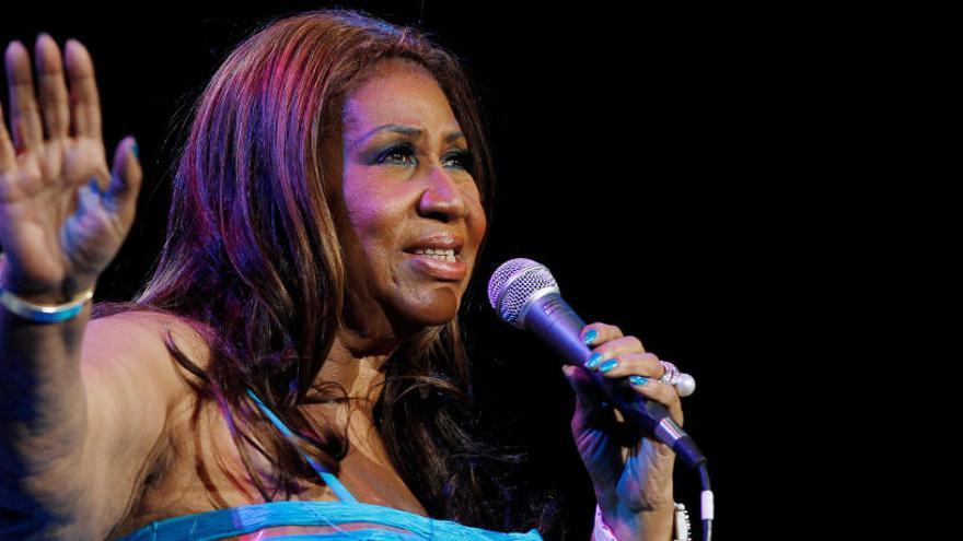 La cantante soul Aretha Franklin, en 2012.