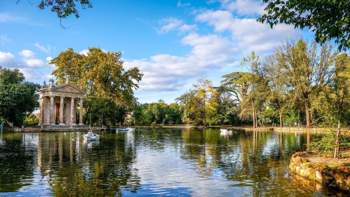 Lago de Villa Borghese, Roma
