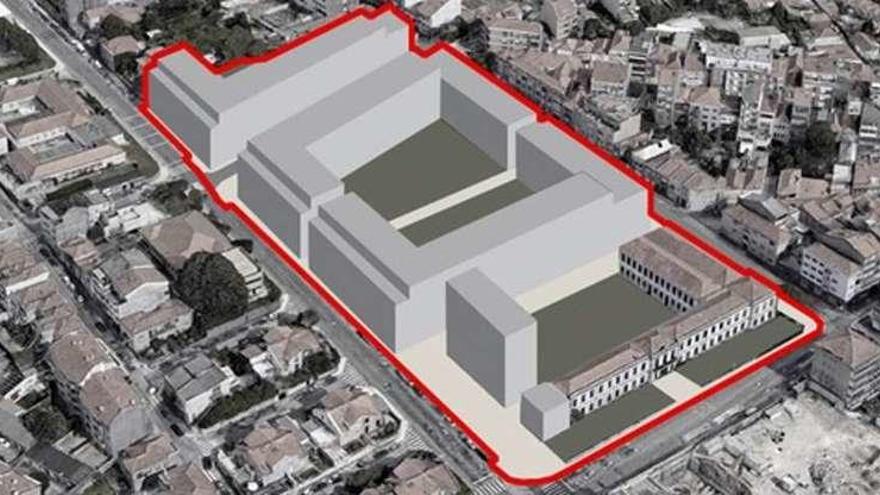 Proyecto residencial en las instalaciones del cuartel de Monte Pedral de Oporto, cedido por el Gobierno portugués a la ciudad.