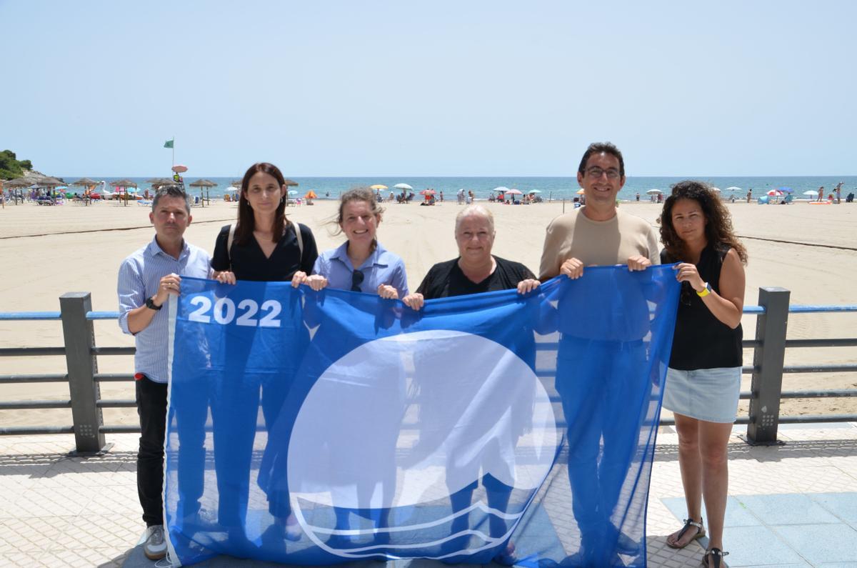 Orpesa volverá a lucir un año más cuatro banderas en su costa, concretamente serán las platas de Amplàries, Morro de Gos, La Concha y Plagetes de Bellver.