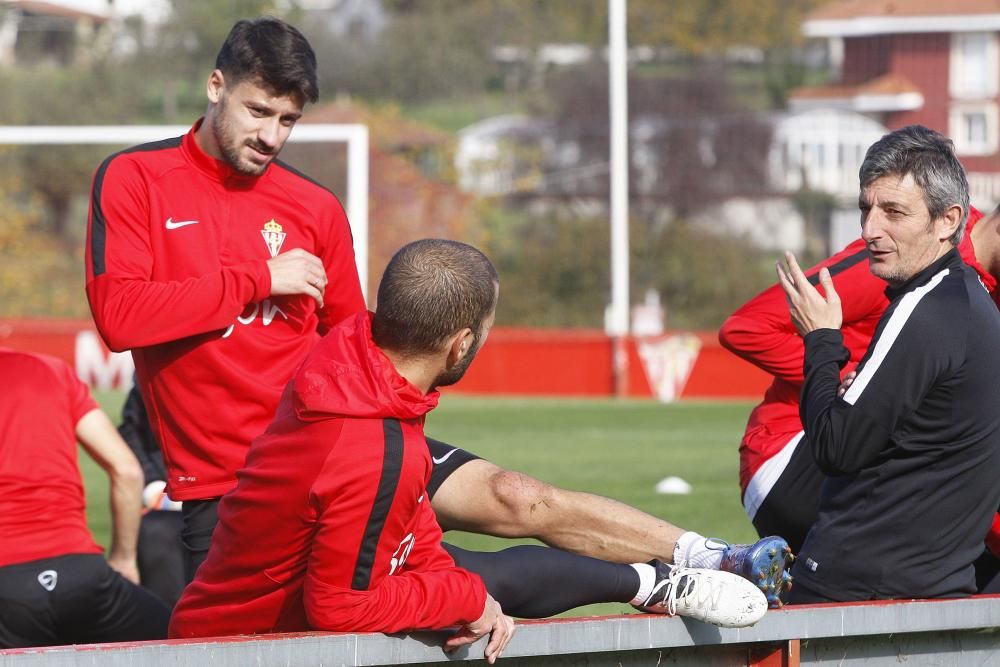 Entrenamiento del Sporting