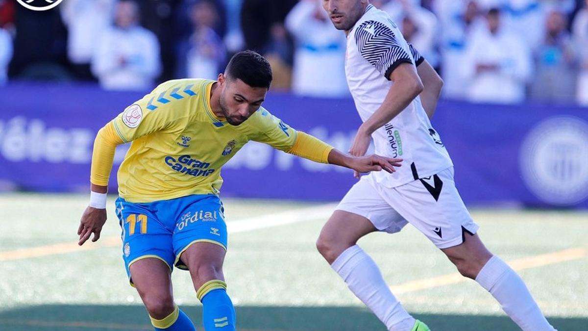 El Vélez CF cae en Copa ante Las Palmas en el Vivar Téllez