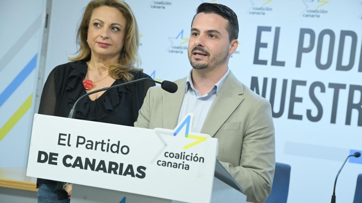 Cristina Valido y David Toledo.