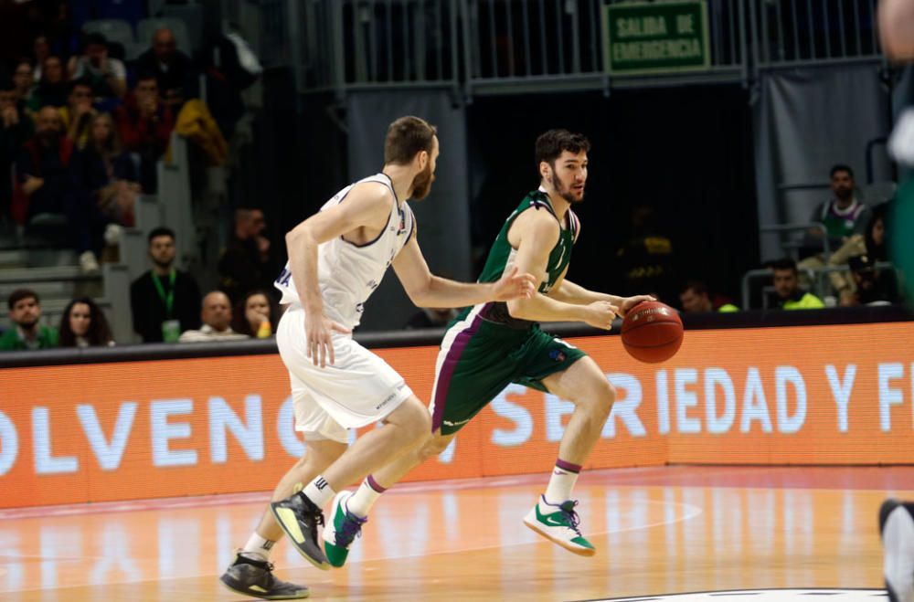 Alberto Díaz, Jaime Fernández y Rubén Guerrero aúpan al Unicaja en el último cuarto para sumar una nueva victoria europea ante el MoraBanc que deja a los verdes a un paso de los cuartos de final y con serias opciones de acabar campeón de grupo.