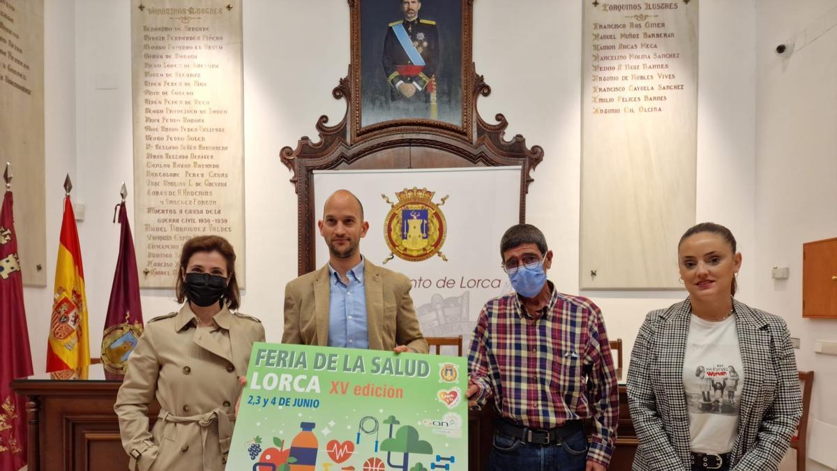 Imagen de la presentación de la Feria de la Salud de Lorca.