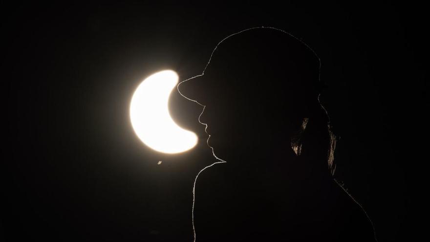 El eclipse desde el Teide, en imágenes