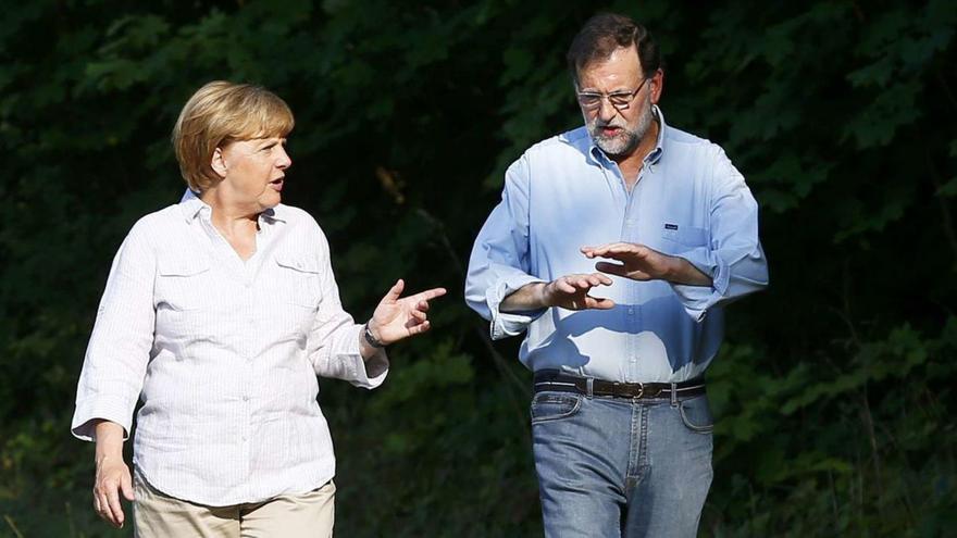 Angela Merkel und Mariano Rajoy standen sich politisch nahe.
