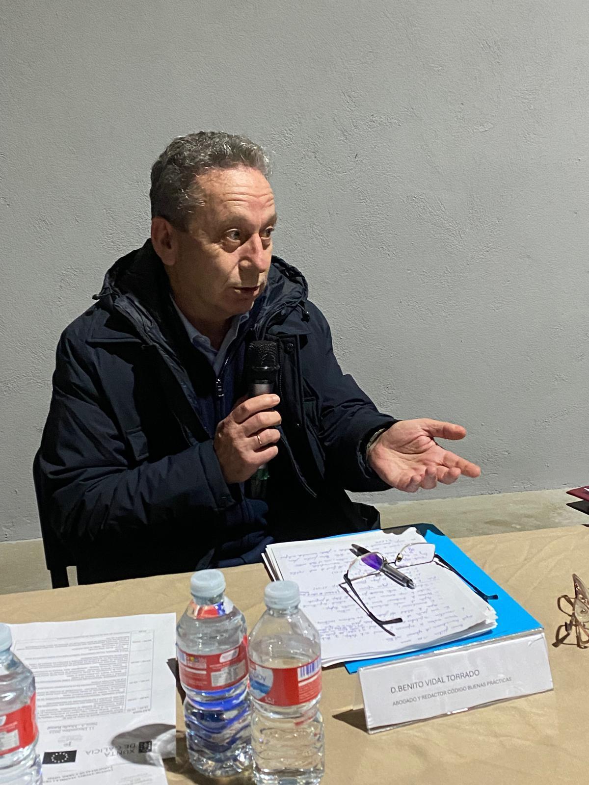El abogado Benito Vidal Torrado, redactor del código de buenas prácticas.