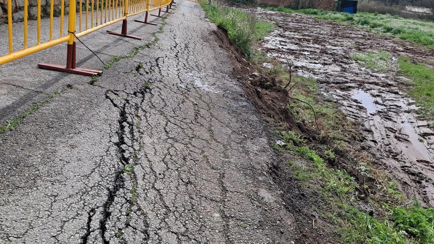 El punt del camí dels Tovots de Manresa on va bolcar el bus