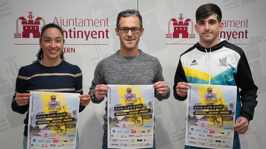 Ontinyent presenta el cartel y abre las inscripciones para el XIII Duatló