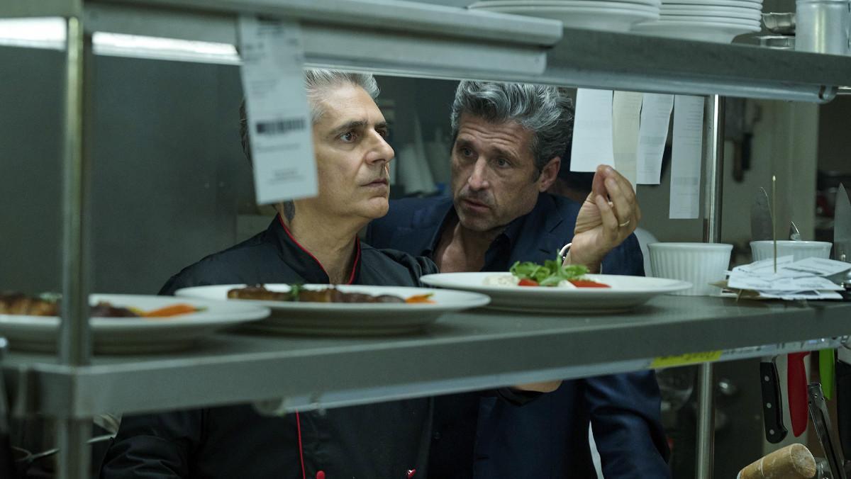 Patrick Dempsey (derecha), con Michael Imperioli, en 'Memoria de un asesino'