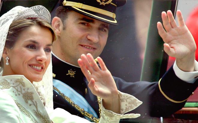 La reina Letizia, el día de su boda