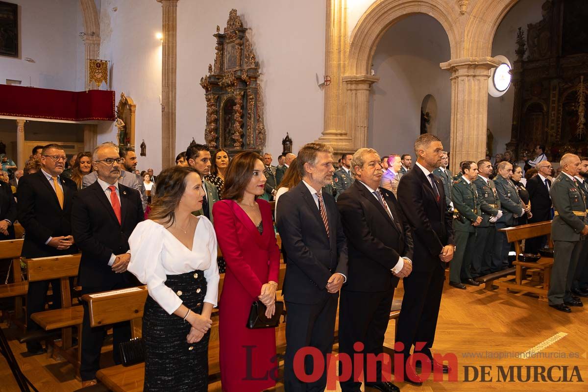 Celebración de la patrona de la Guardia Civil en Caravaca