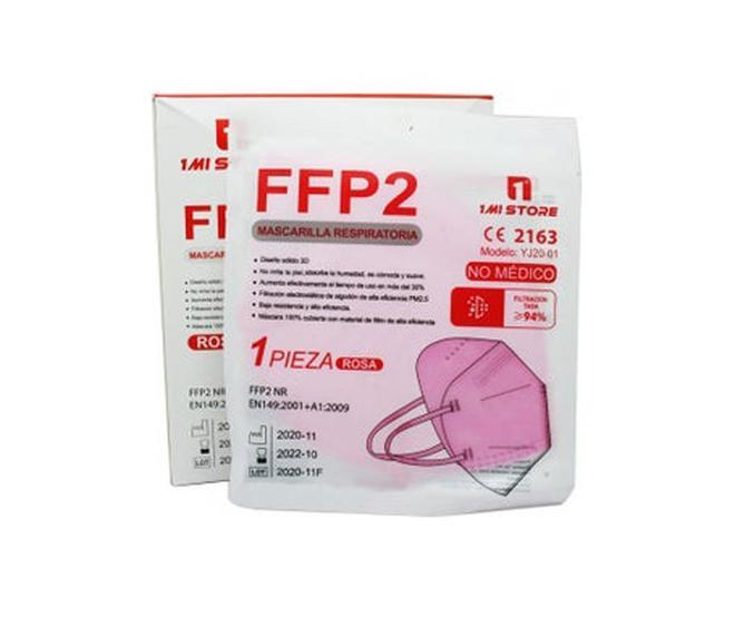Mascarilla FFP2 rosa