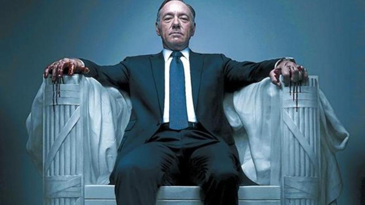 Kevin Spacey, en una imagen promocional de 'House of cards'.