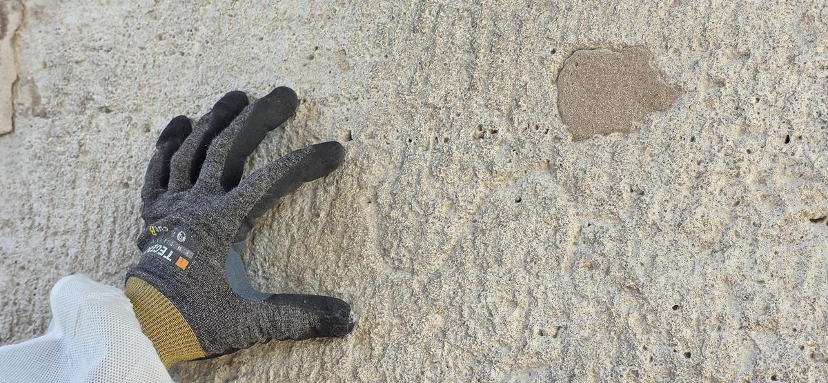 Marcas de cantero en los sillares