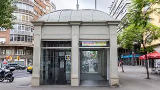 FGC restaurará la entrada histórica de la estación de Sant Gervasi y recuperará su marquesina original