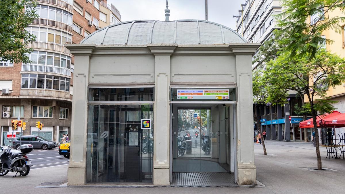 Edículo de la estación de Sant Gervasi