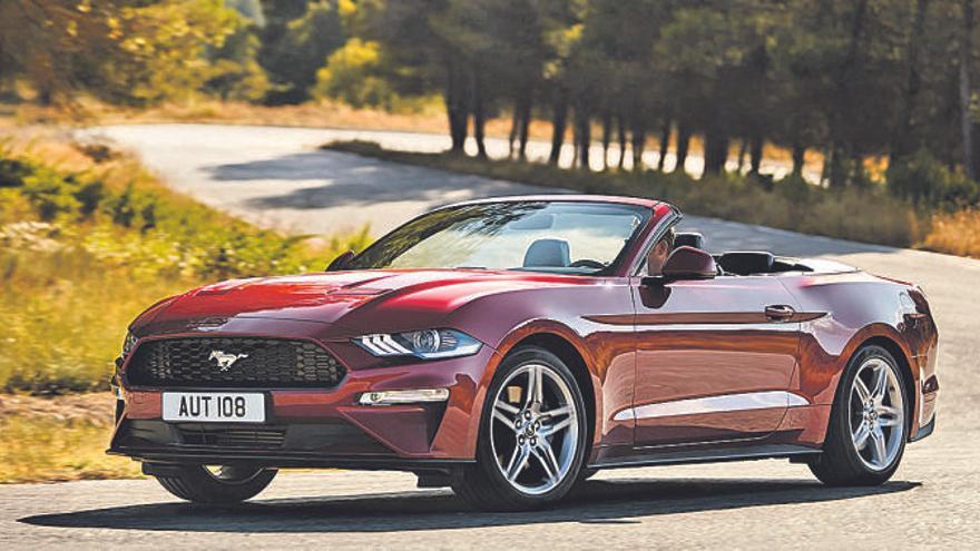 Ford Mustang convertible.