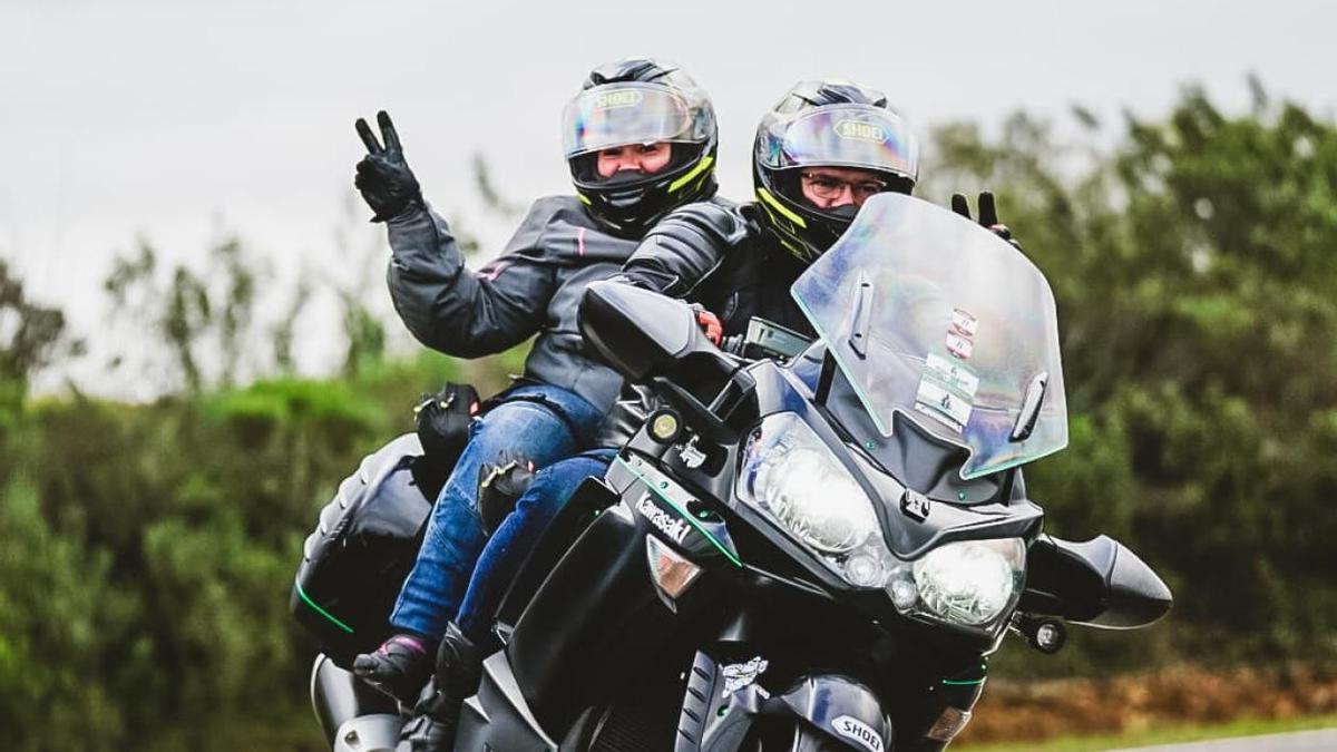 Imagen de archivo de unos motoristas participantes en el evento