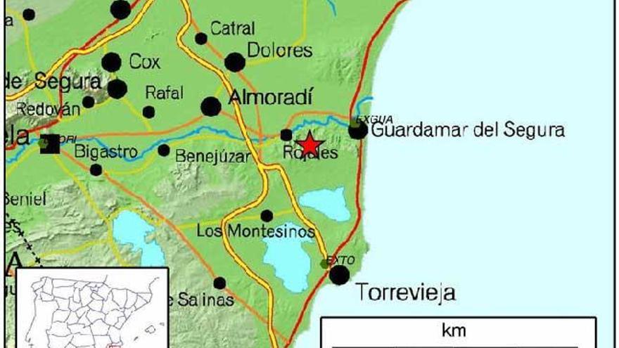 Un nuevo terremoto alerta a los vecinos de la Vega Baja