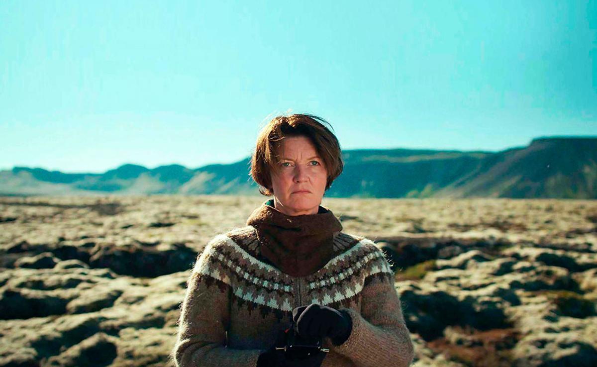 Halldóra Geirharðsdóttir en 'La mujer de la montaña'.