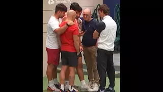 Graban la reacción de Alcaraz al enterarse del 'adiós' de Rafa Nadal en Shanghái