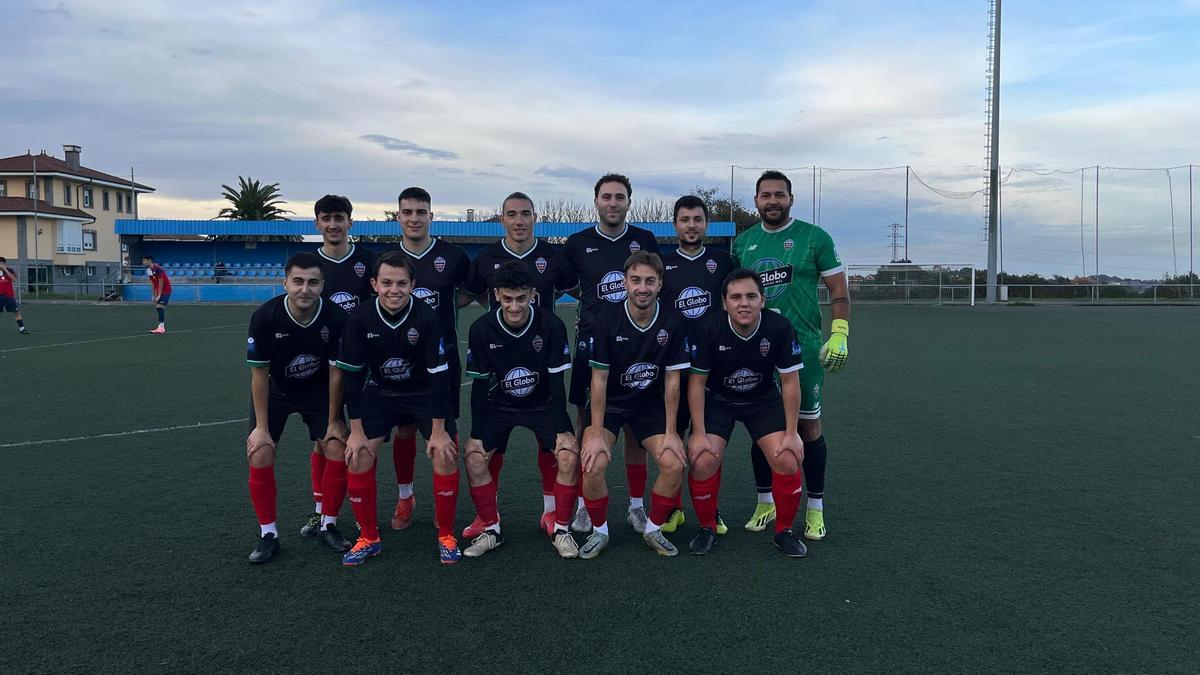 Equipo de Salas que disputó el pasado partido.