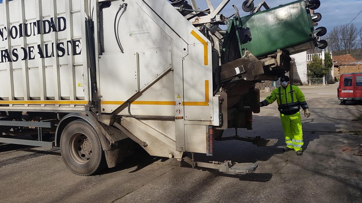 Camión de recogida de basura de una mancomunidad