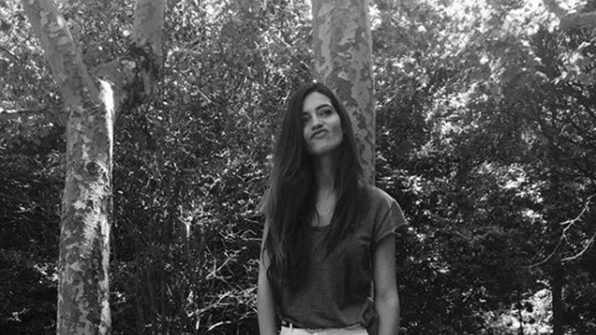 Sara Carbonero en una imagen en blanco y negro