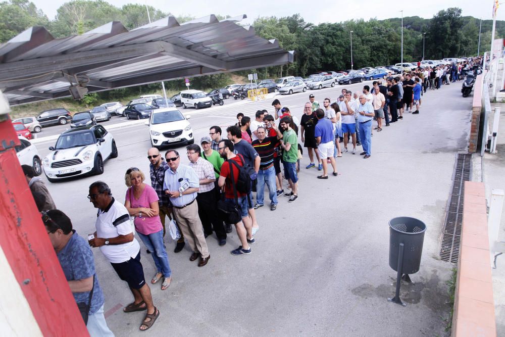 Cues a Montilivi per aconseguir entrades pel Girona-Osasuna