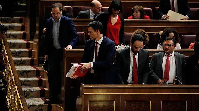 Així han votat els principals líders polítics després del debat d’investidura de Pedro Sánchez.