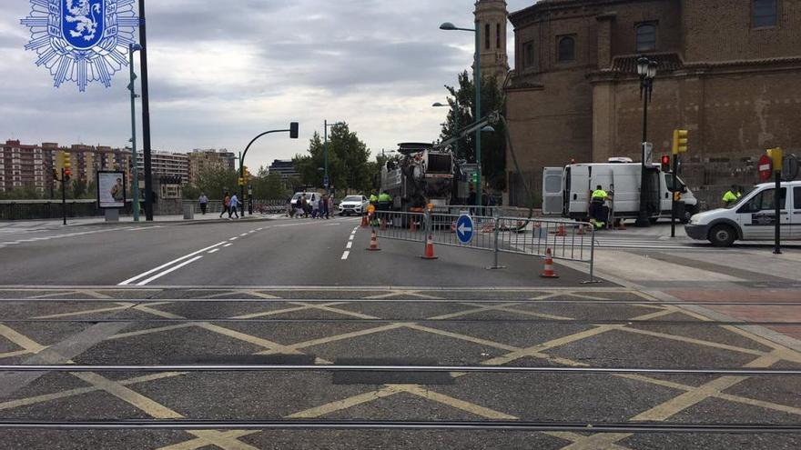 La reparación de una tubería en el Paseo Echegaray se prolongará un mes