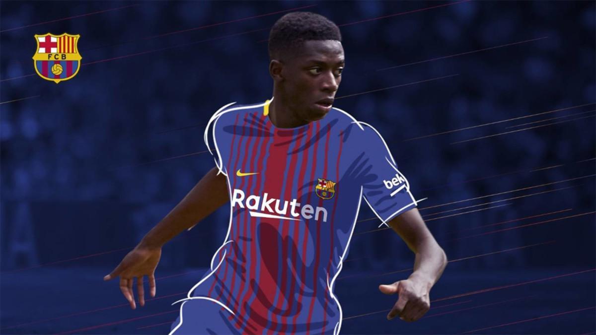 Dembélé, nuevo jugador del Barça